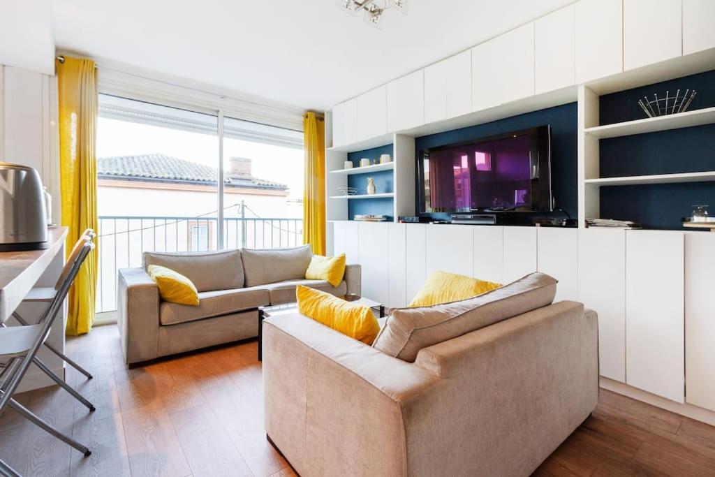 Double Appartement, Saint Michel, Parking, Wifi Toulouse Bagian luar foto