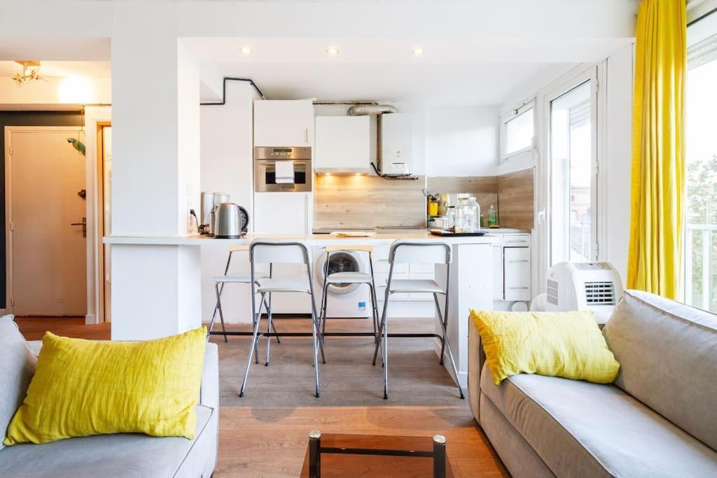 Double Appartement, Saint Michel, Parking, Wifi Toulouse Bagian luar foto